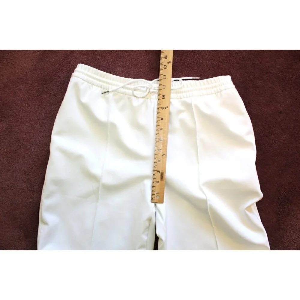 Athleta Endeavor Wide Leg white Women Pant Size 12 Drawstring elastic waist